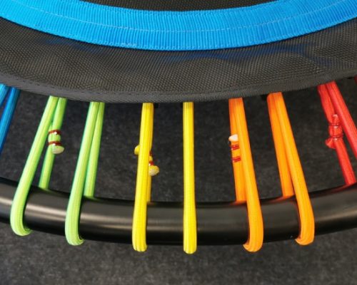 Seilringstärke vom bellicon Classic mit roten Clips Seilringstärke vom bellicon Classic mit roten Clips